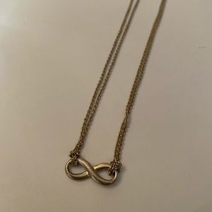 Tiffany’s sterling silver infinity necklace